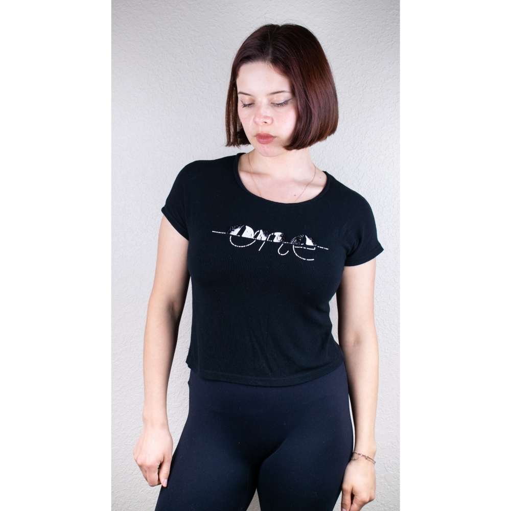 Women's T-shirt, Black (size M)